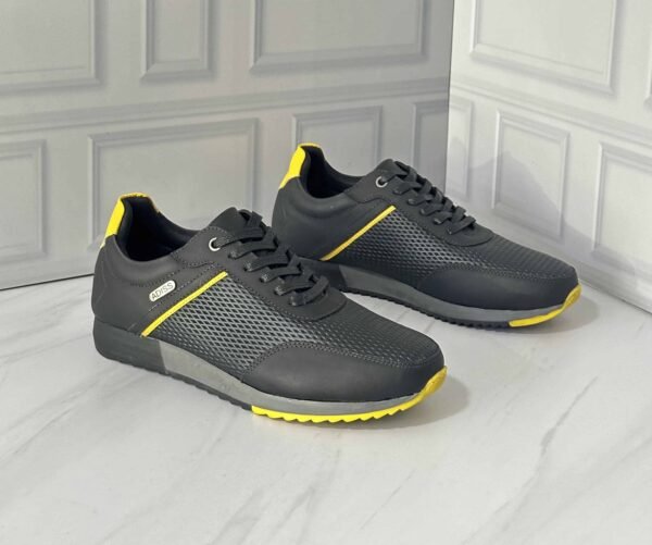 Zapato casual 100% cuero, para caballero, estilo Dakar negro - Image 4