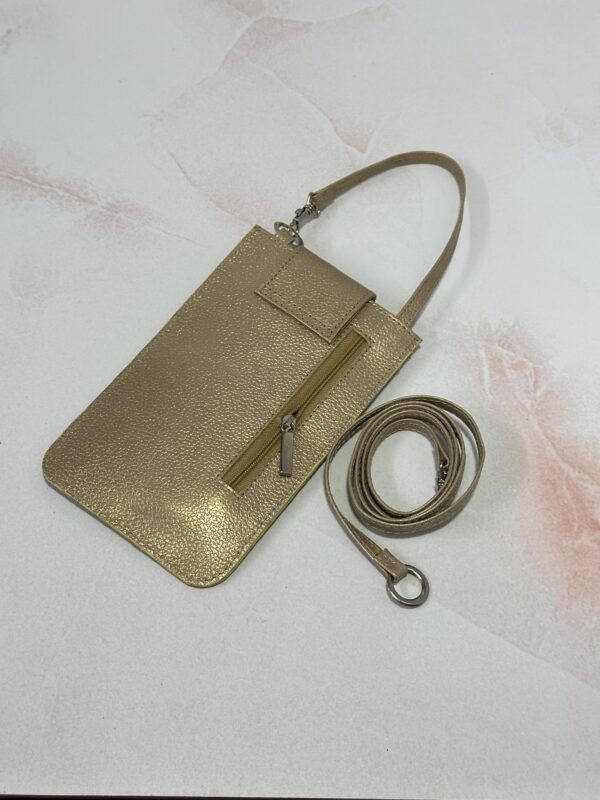 Porta celular en cuero para dama. - Image 3