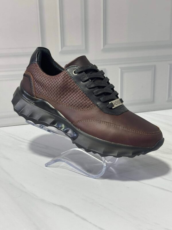 Zapato casual 100% cuero, para caballero, estilo Jensen Coñac - Image 2