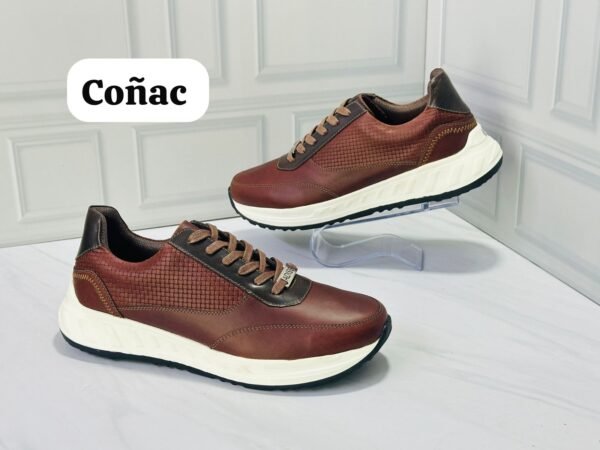 Zapato casual 100% cuero, para hombre, estilo Porto Novo Plus