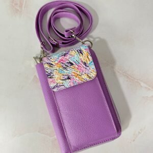 Billetera con porta celular, para dama