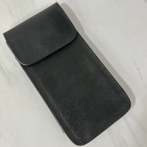 Porta celular Edel, en cuero, para caballero