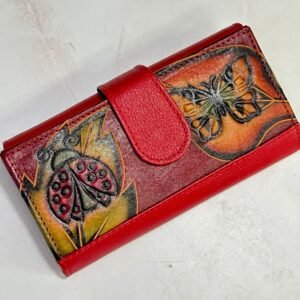 Billetera Bella de cuero, para dama