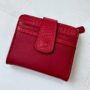 Billetera Rubí, en cuero, para dama