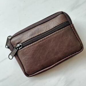 Monedero Dorian, en cuero