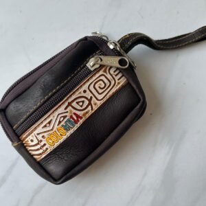 Monedero Auren, en cuero, para dama