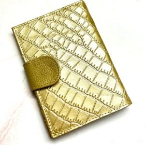 Porta pasaporte Aurora, en cuero, para dama