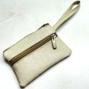 Monedero Amaranto, en cuero, para dama