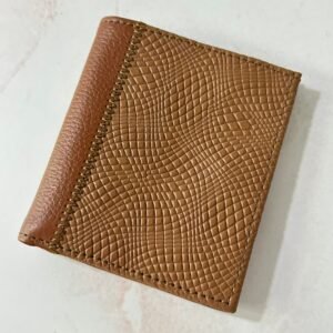 Tarjetero Coffe, en cuero, para dama