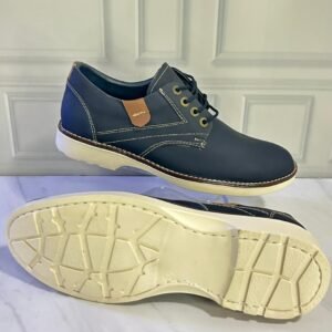 Zapato Clásico 100% cuero, para hombre, Azul